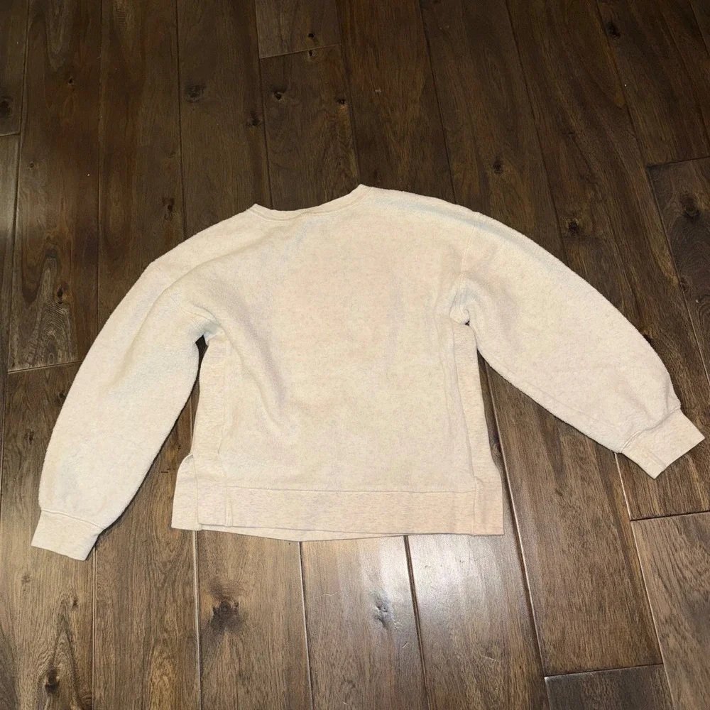 Gap Kids Beige Fleece Crewneck Sweatshirt‎ Size M